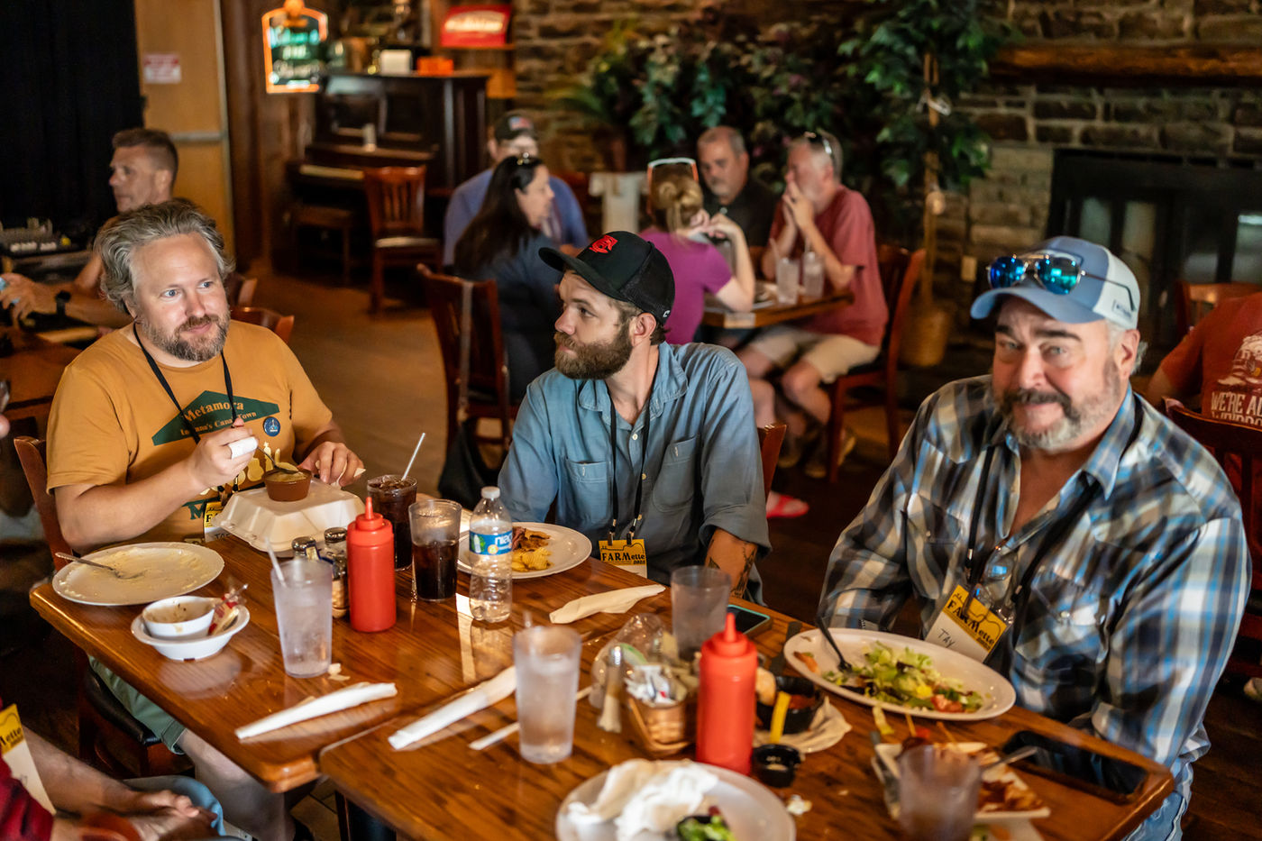 Mentor lunch conversation at FARMette 2025