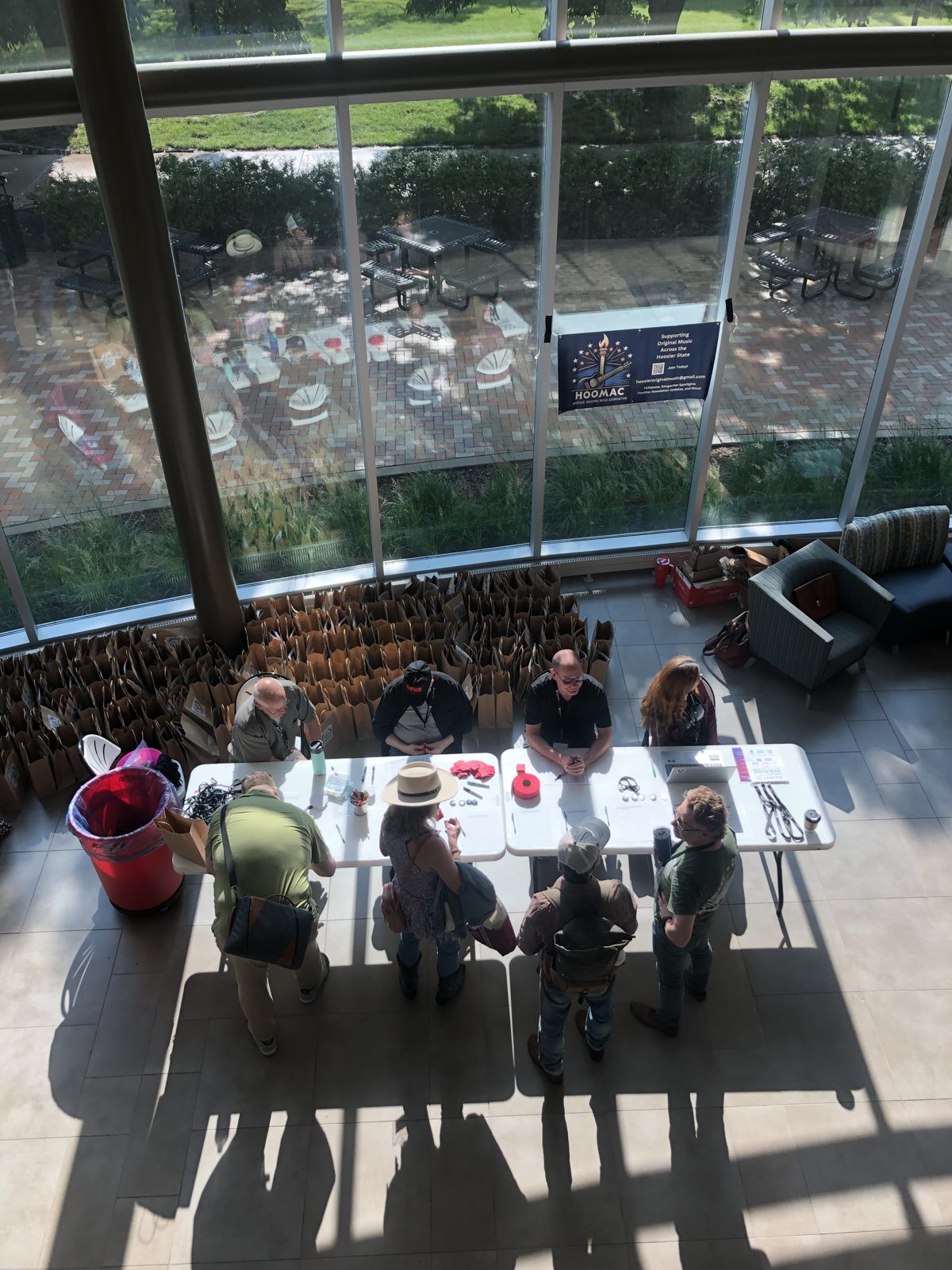 Registration in the IU South Bend atrium